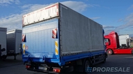 IVECO EUROCARGO ML 120EL20G pohon CNG - valník s plachtou + zvedací čelo