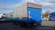 IVECO EUROCARGO ML 120EL20G pohon CNG - valník s plachtou + zvedací čelo