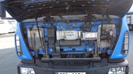 IVECO EUROCARGO ML 120EL20G pohon CNG - valník s plachtou + zvedací čelo