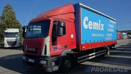 IVECO EUROCARGO ML 140E28 EURO 5 valník s plachtou + zvedací čelo