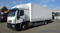 IVECO EUROCARGO ML 120E25 EURO 6 - valník s plachtou + zvedací čelo 1,5 t