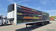 SCHMITZ CARGOBULL SKO 24/L - 13.4 FP60 COOL - mrazírenský - MULTITEMP + dělící stěna + agregát CARRIER MAXINA 1300 Mt