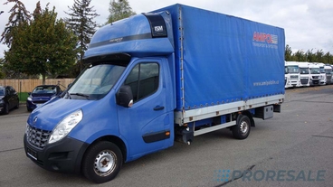 RENAULT MASTER 2,3 DCI 110 kW valník s plachtou + nový motor 150.000 km