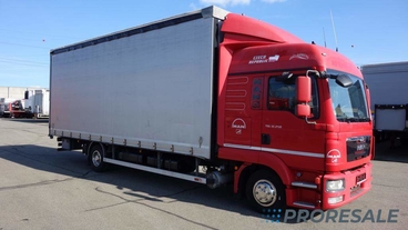 MAN TGL 12.250 4X2 BL EURO 5 valník s plachtou