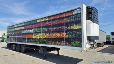 SCHMITZ CARGOBULL SKO 24/L - 13.4 FP60 COOL - mrazírenský - MULTITEMP + dělící stěna + agregát CARRIER MAXINA 1300 Mt