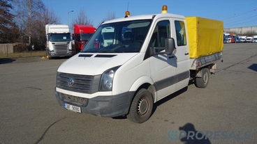VOLKSWAGEN CRAFTER DOUBLE CAB 2,0 TDi 100 kW valník s plachtou - nelze odpočet DPH