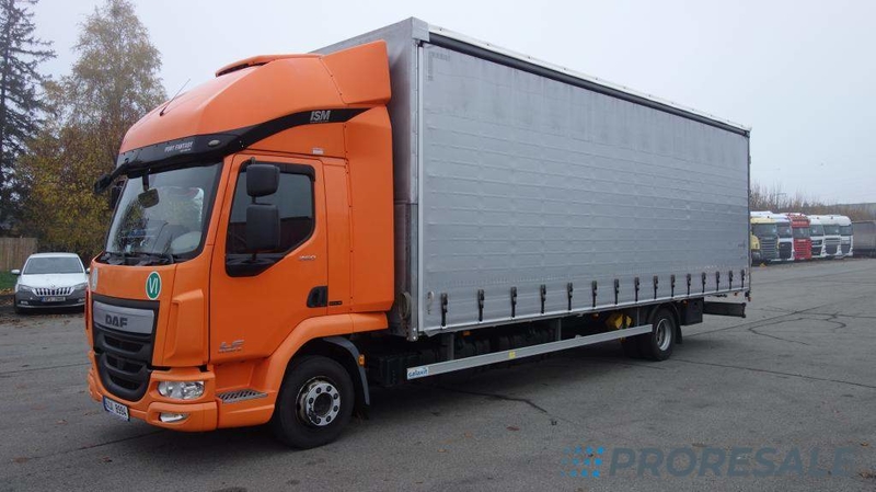 DAF LF 260 FA EURO 6 valník s plachtou