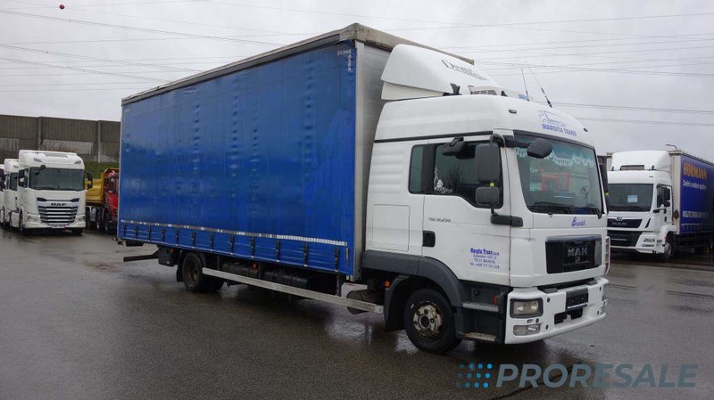 MAN TGL 12.250 4X2 BL EURO 5 valník s plachtou