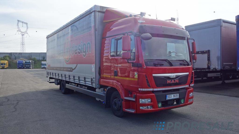MAN TGL 12.250 EURO 6 valník s plachtou