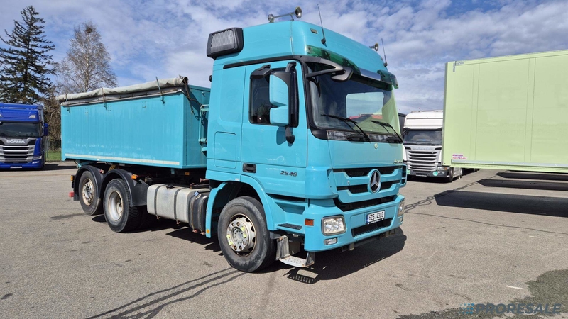 MERCEDES-BENZ ACTROS 2546 6x2 EURO 5 sklápěč S2 - Fe/Al - 15 m3