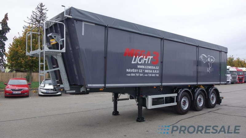 MEGA LIGHT MNL NL4-9B1 sklápěcí návěs 50 m3 - Fe/Al