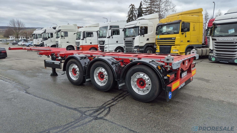 KÖGEL S 24 PORT 45 TRIPLEX - kontejnerový návěs 20 - 45