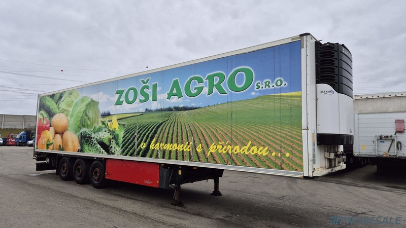 SCHMITZ CARGOBULL SKO 24/L - 13.4 FP60 COOL - mrazírenský návěs + diesel-ekektrický agregát  CARRIER MAXIMA 1300 